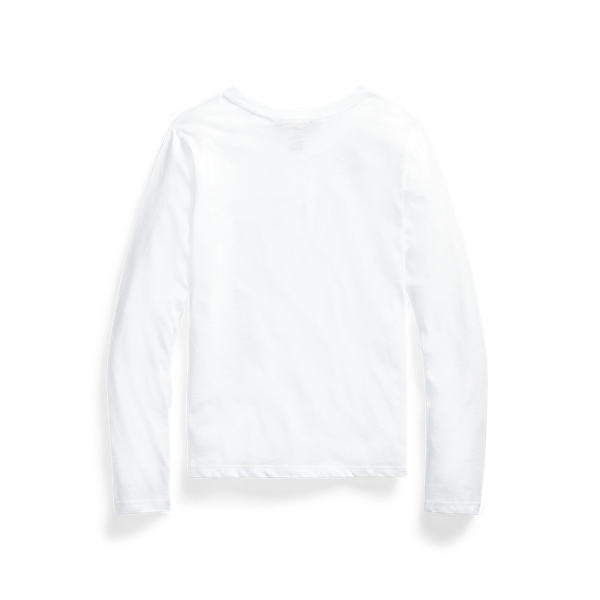 White Logo Cotton Jersey Tee GIRLS 7-14 YEARS 2