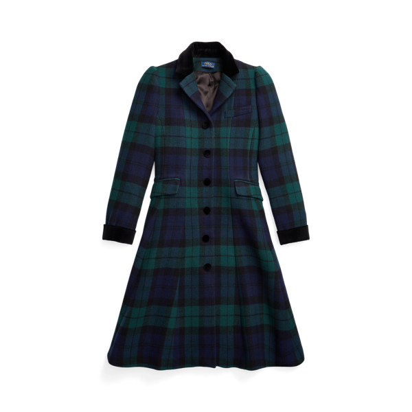 Manteau princesse en laine &eacute;cossaise Girls 7-14 Years en 1