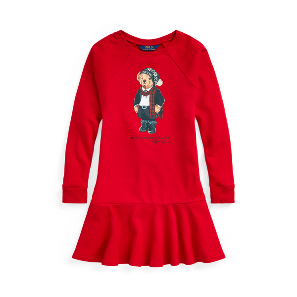 Polo Bear French Terry Dress Girls 7-14 Years 1