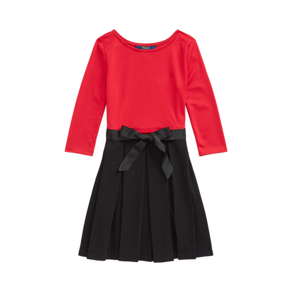 Pleated Ponte Dress GIRLS 7-14 YEARS 1