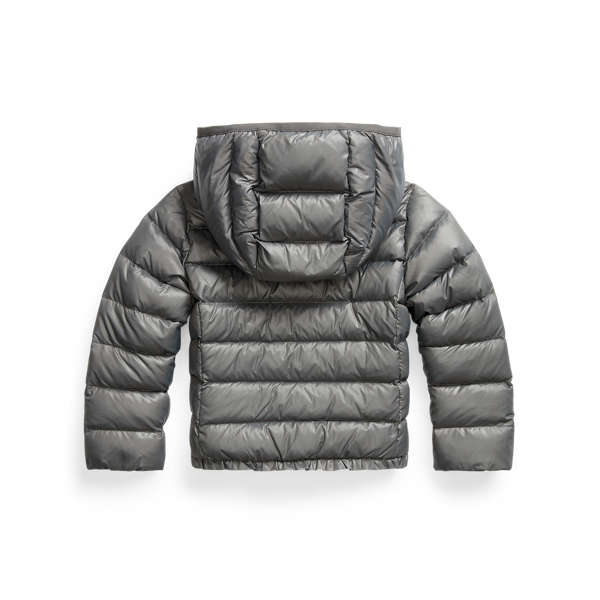 Magnum Grey Water-Repellent Down Barn Coat Girls 1.5-6.5 Years 2