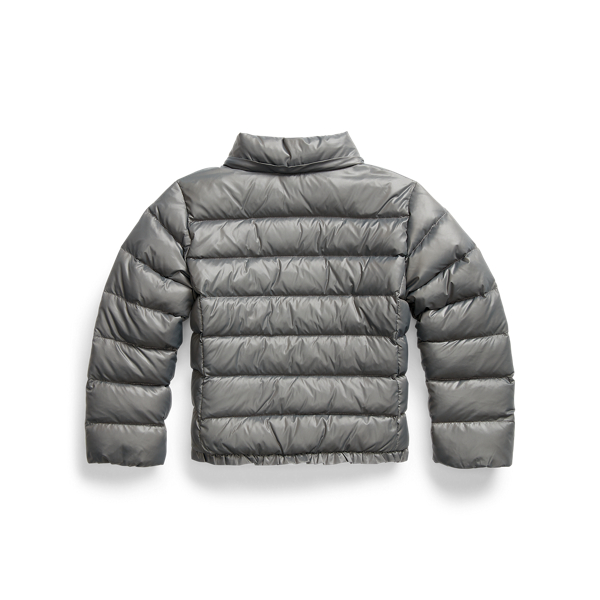 Magnum Grey Water-Repellent Down Barn Coat Girls 1.5-6.5 Years 3