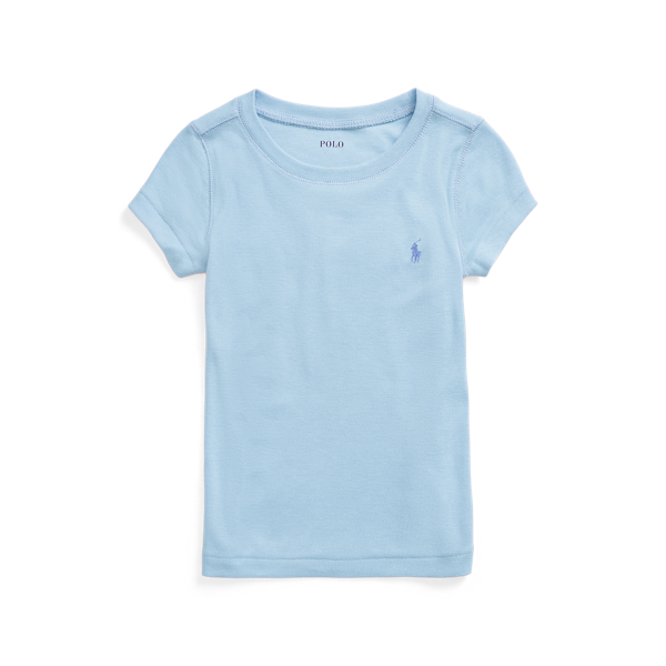 Cotton-Modal Crewneck Tee Girls 1.5-6.5 Years 1