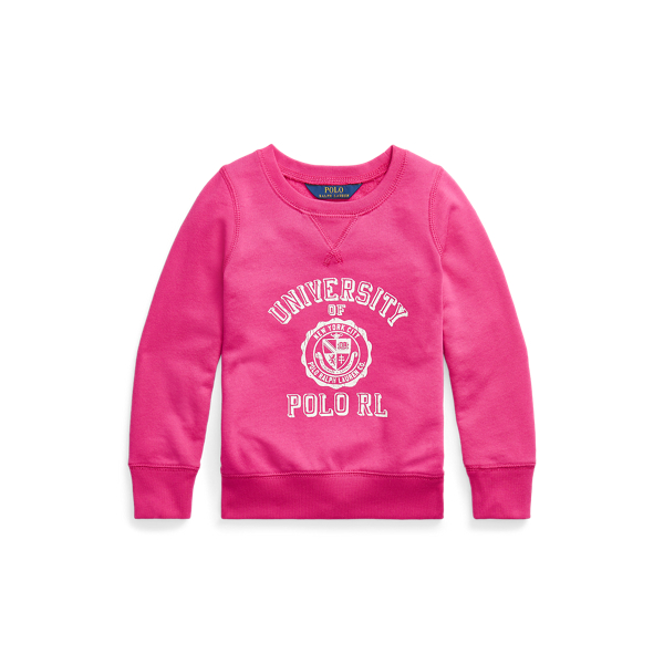 Logo Terry Graphic Sweatshirt Girls 1.5-6.5 Years 1