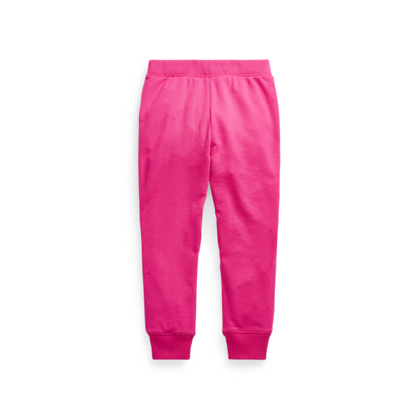 College Pink Terry Drawstring Jogger Trouser Girls 1.5-6.5 Years 2