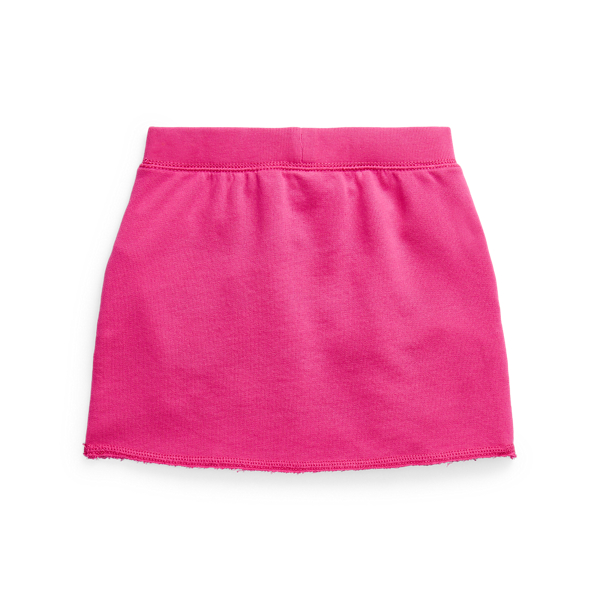 College Pink Graphic French Terry Skirt Girls 2-6x 2