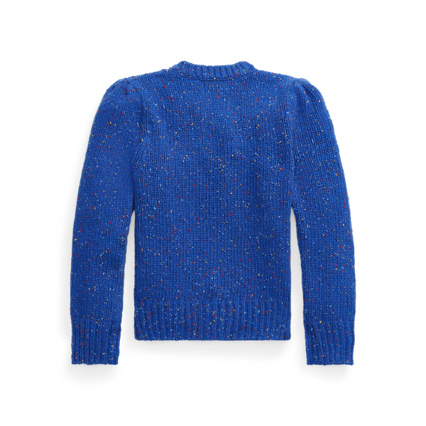 Blue Donegal Flag Wool-Blend Jumper Girls 1.5-6.5 Years 2