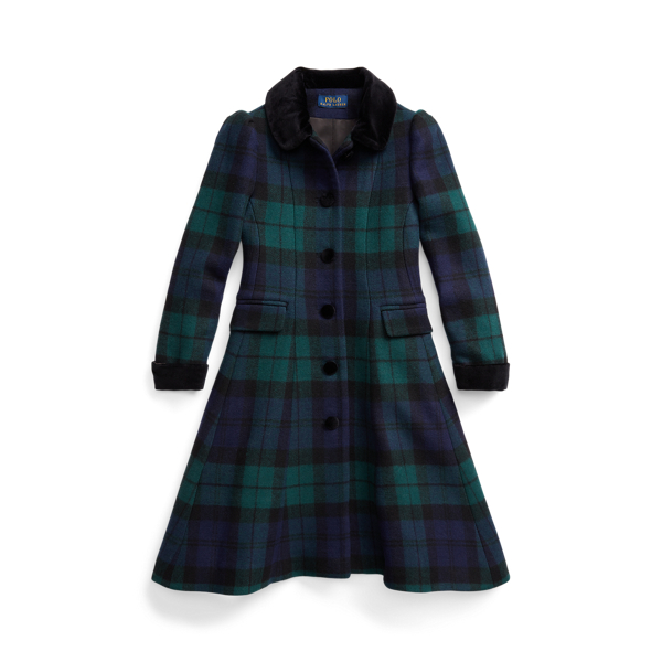 Plaid Wool-Blend Princess Coat Girls 1.5-6.5 Years 1