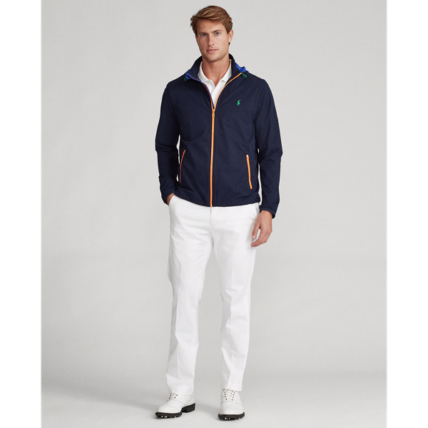 Refined Navy Packable Hooded Jacket Polo Golf 4
