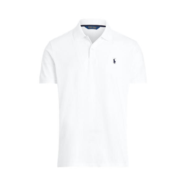 Custom Slim Fit Stretch Mesh Polo Shirt