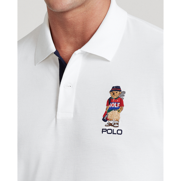 Classic Oxford White Custom Slim Fit Polo Bear Polo Shirt Polo Golf 6