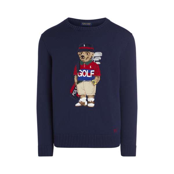 Golf Polo Bear Cotton Blend Jumper for Men Ralph Lauren UK