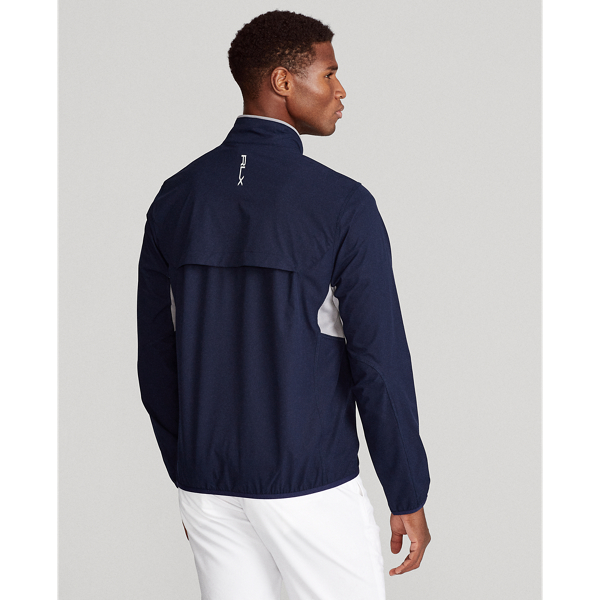 Refined Navy Packable Stretch Windbreaker RLX 5