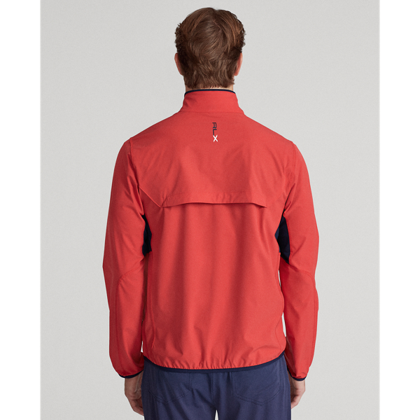 Sunrise Red Packable Stretch Windbreaker RLX 5