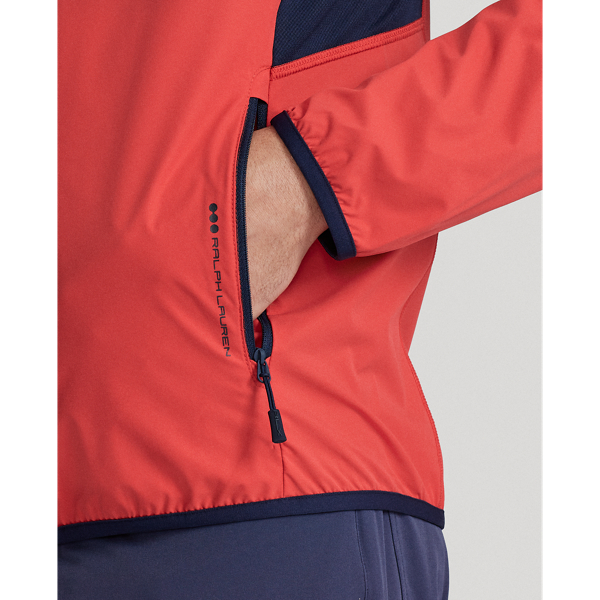 Sunrise Red Packable Stretch Windbreaker RLX 6
