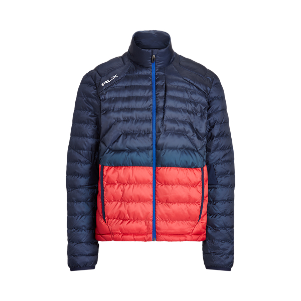 Refined Navy/Sunrise Red Packable Quilted Jacket RLX 2