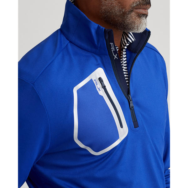 Royal Blue Performance Quarter-Zip Pullover RLX 6