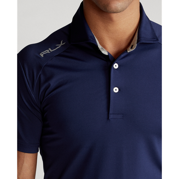 Refined Navy Custom Slim Performance Polo RLX 6