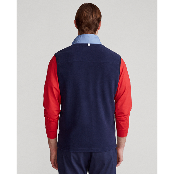 Fall Blue/Refined Navy Ripstop-Panel Fleece Gilet RLX 5