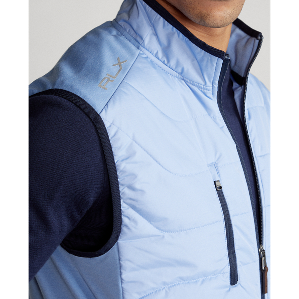 Ripstop-Panel Terry Vest RLX in Fall Blue 6