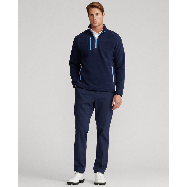 Refined Navy Fleece Quarter-Zip Pullover RLX 3