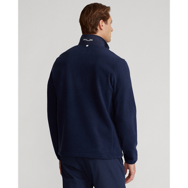 Refined Navy Fleece Quarter-Zip Pullover RLX 4