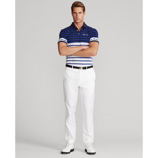 Royal Blue Multi Custom Slim Tech Pique Polo RLX Golf 3