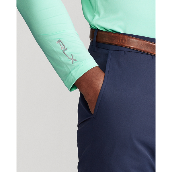 Custom slim fit performance poloshirt RLX in Aqua Verde 6