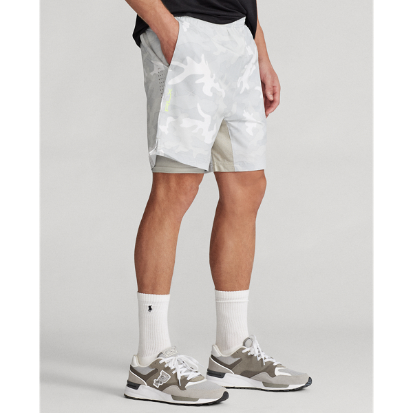 White Shadow Camo 18.4 cm Compression-Lined Short RLX 4