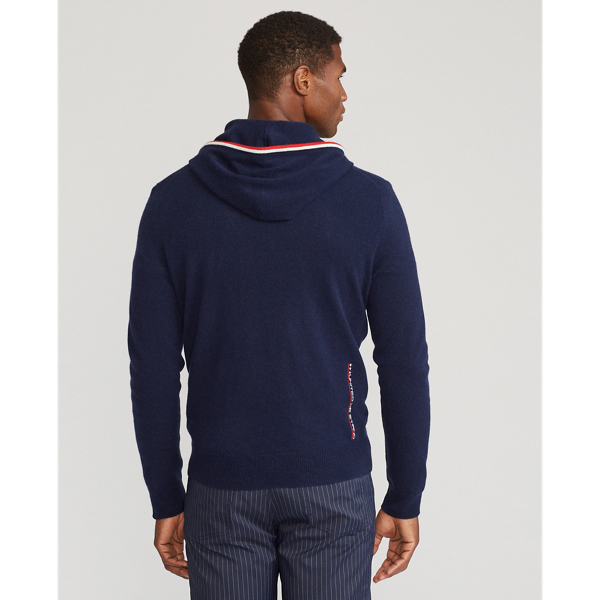 Refined Navy U.S. Ryder Cup Cashmere Hooded Sweater RLX 5