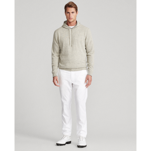 Dark Sport Heather Washable Cashmere Hooded Jumper RLX 4