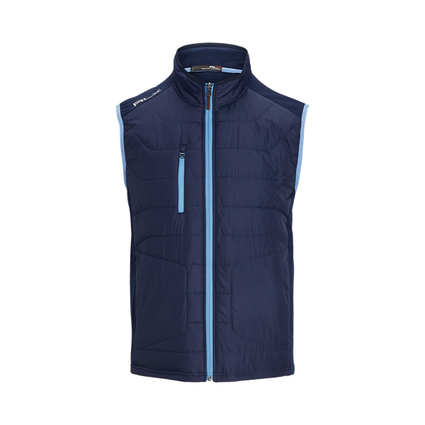 Refined Navy Ripstop-Panel Terry Gilet RLX 2