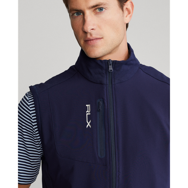 Gilet &agrave; pan stretch RLX en Refined Navy 6
