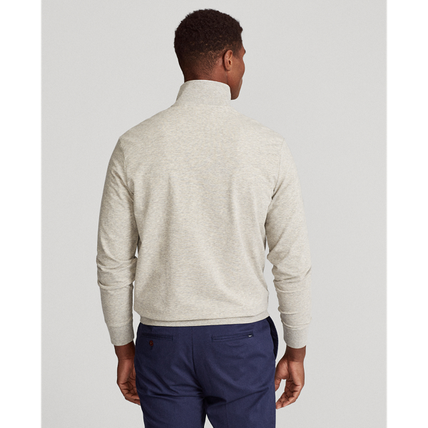 Dark Sport Heather Classic Fit Terry Pullover Polo Golf 5