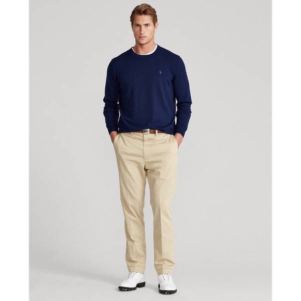 Waschbarer Rundhals-Wollpullover Polo Golf in Franz&ouml;sisch-Navy 3