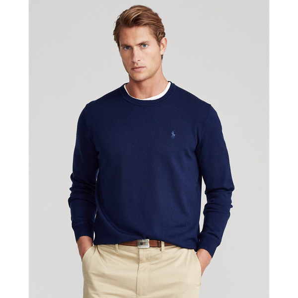 Pull à col rond en laine lavable pour homme Ralph Lauren® CH