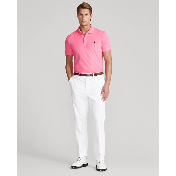 Lauren Pink Custom Slim Stretch Mesh Polo Polo Golf 4