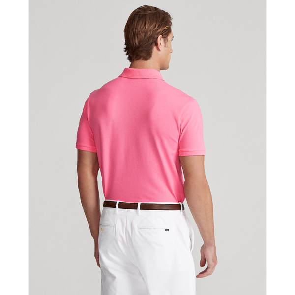 Lauren Pink Custom Slim Stretch Mesh Polo Polo Golf 5