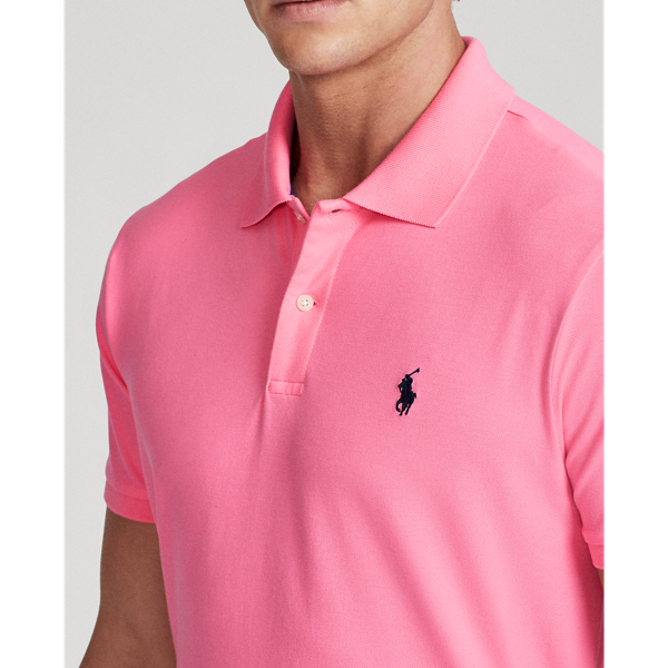 Lauren Pink Custom Slim Stretch Mesh Polo Polo Golf 6