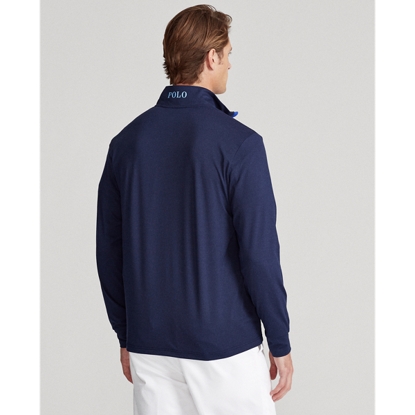 Refined Navy Classic Performance Pullover Polo Golf 5