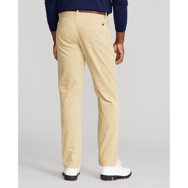 Pantalon ajust&eacute; en velours c&ocirc;tel&eacute; Polo Golf en Kaki classique 4