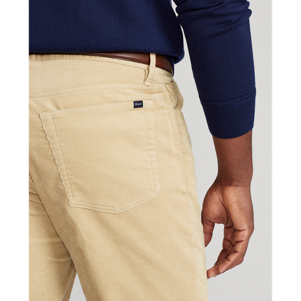 Pantalon ajust&eacute; en velours c&ocirc;tel&eacute; Polo Golf en Kaki classique 5