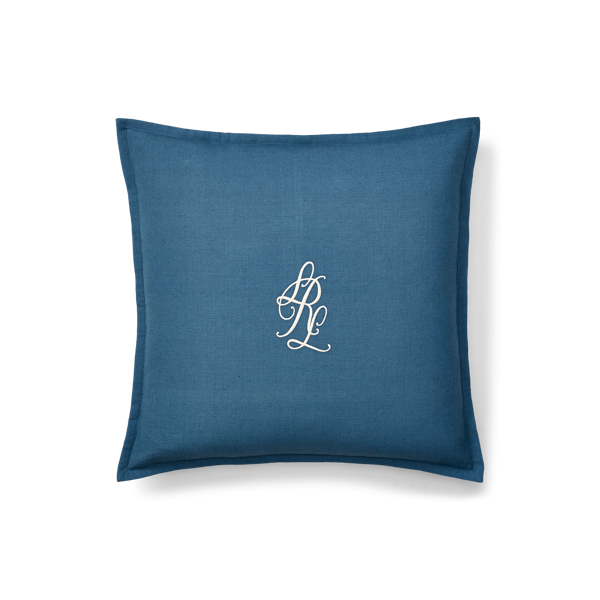 Peacock Julianne Monogram Throw Pillow Lauren Home 1