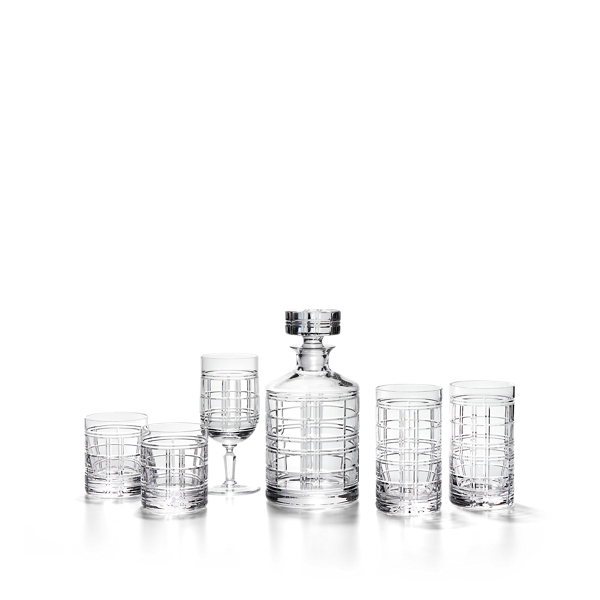 Hudson Plaid Barware Collection