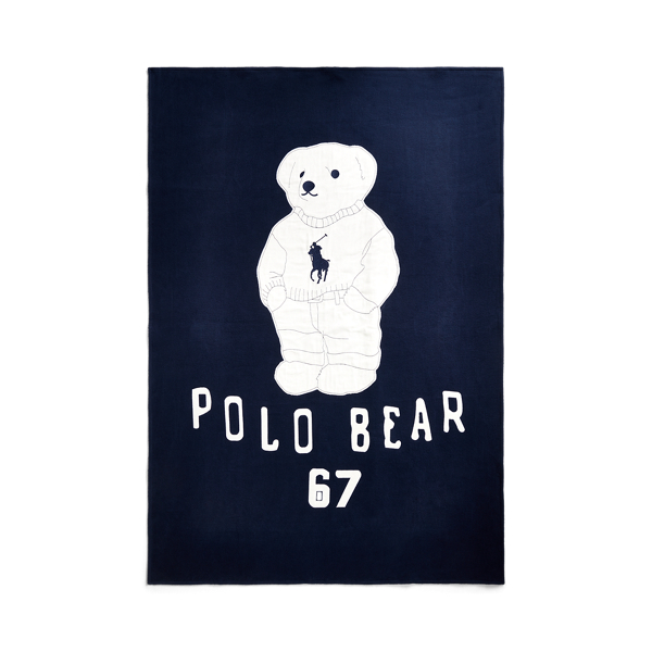Franklin Polo Bear Throw Blanket