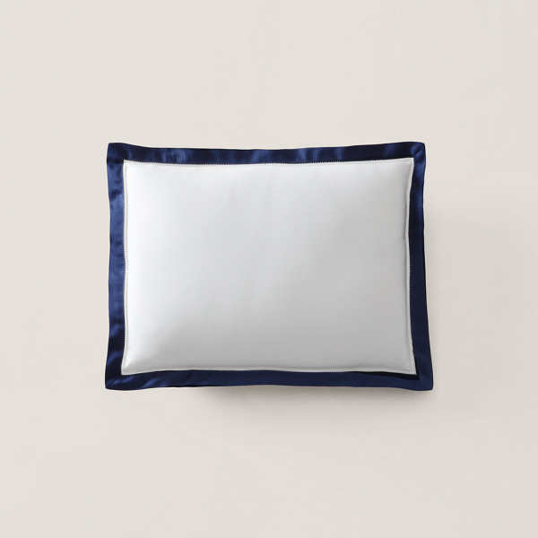 Organic Cotton Sateen Border Pillow