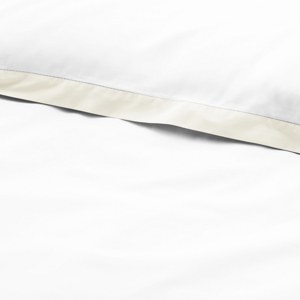 Parchment Organic Cotton Sateen Border Duvet Cover Ralph Lauren Home 4