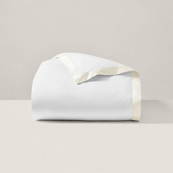 Parchment Organic Cotton Sateen Border Duvet Cover Ralph Lauren Home 2