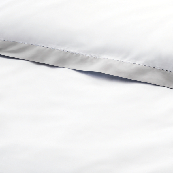 Organic Cotton Sateen Border Duvet Cover
