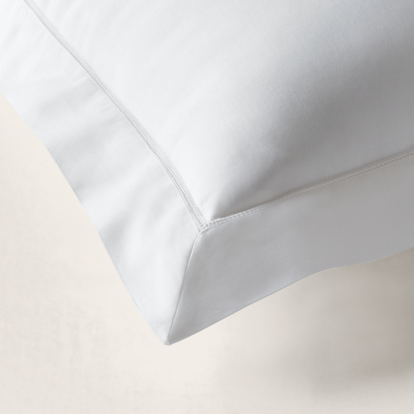 Dekokissenbezug aus Baumwollatlas Ralph Lauren Home in Studio-Wei&szlig; 2